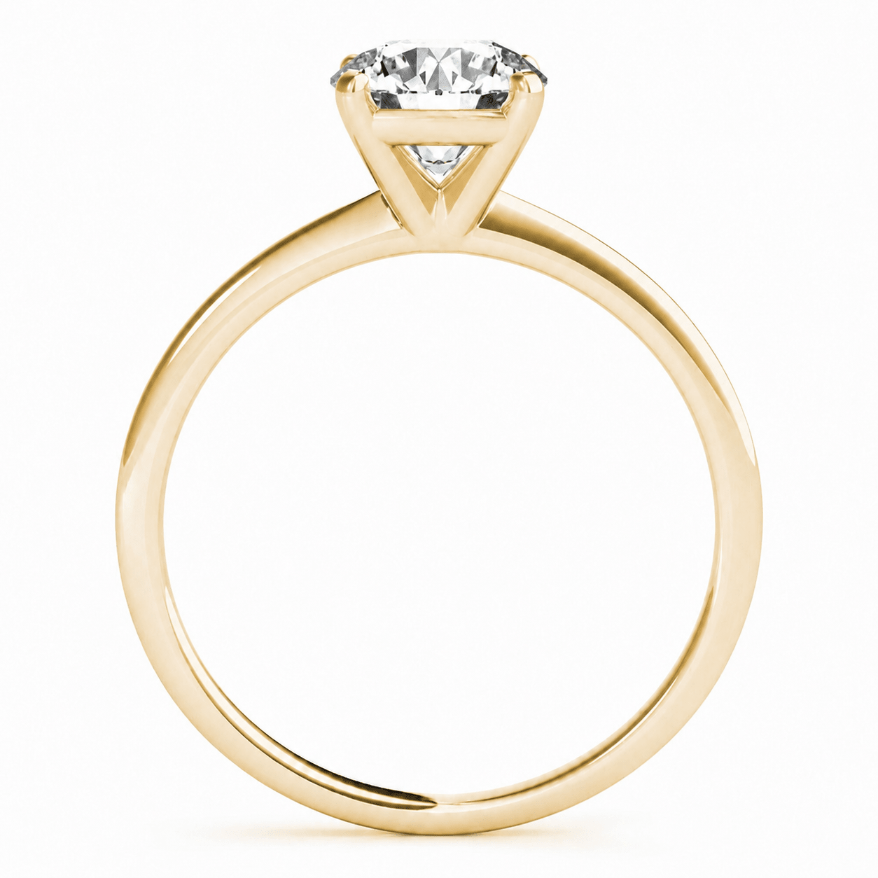 Round Diamond Solitaire Engagement Ring