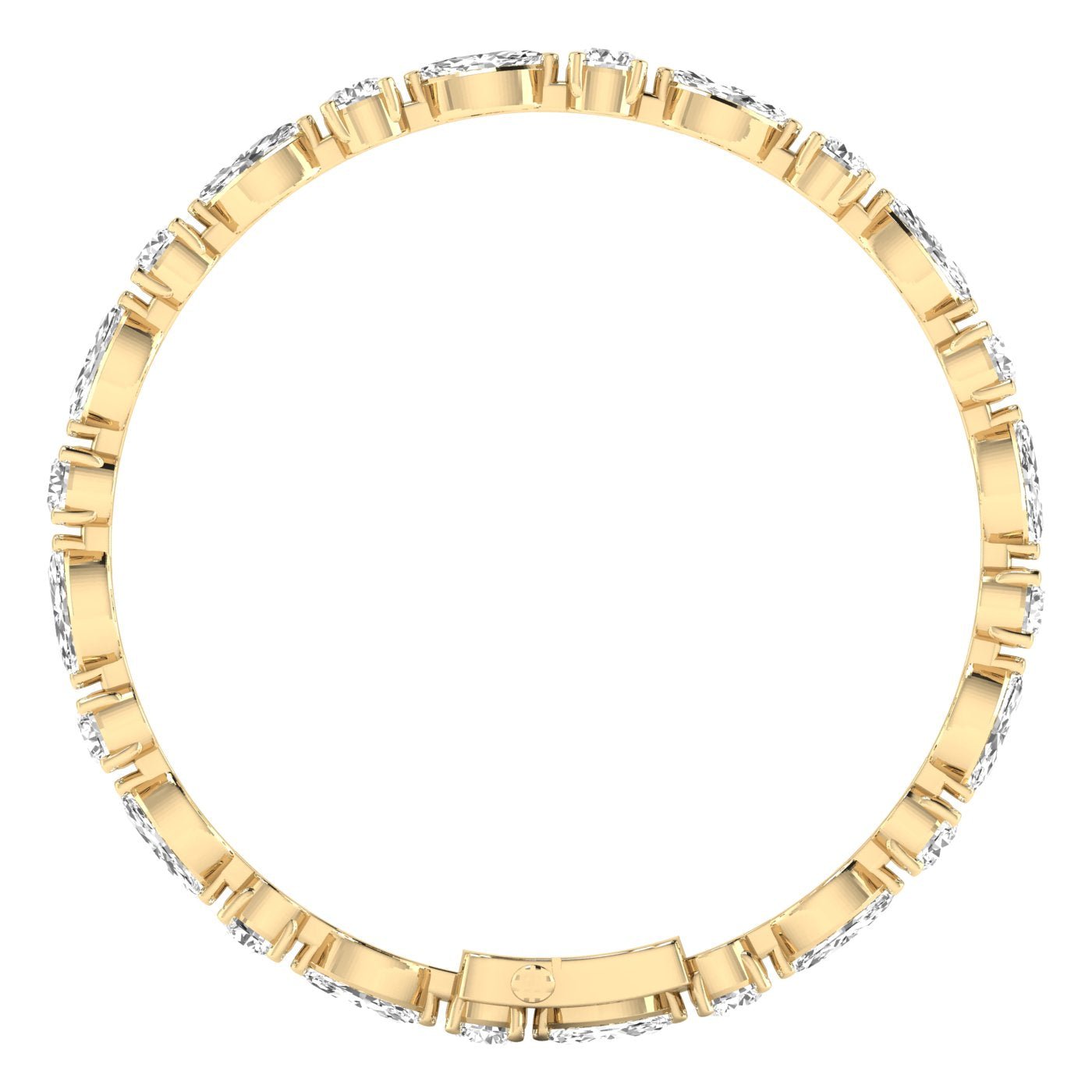 Round &amp; Marquise Diamond Bracelet - Balacia