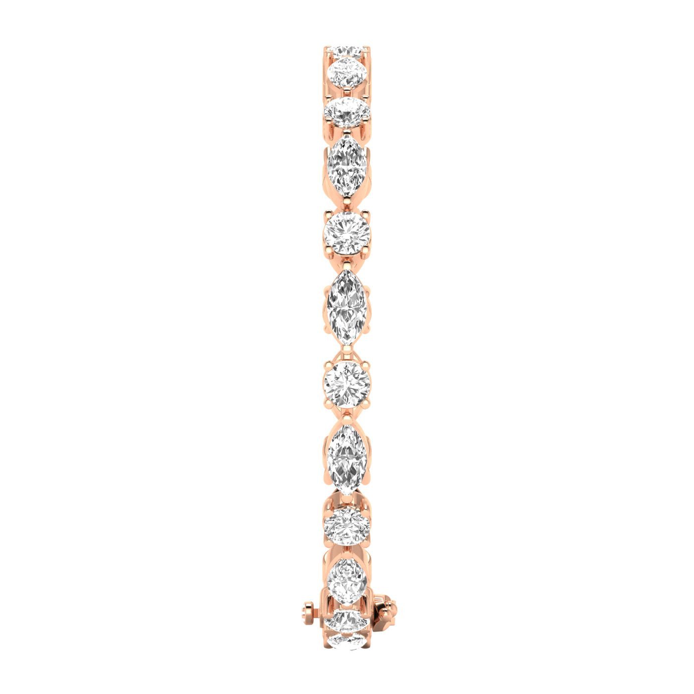 Round &amp; Marquise Diamond Bracelet - Balacia