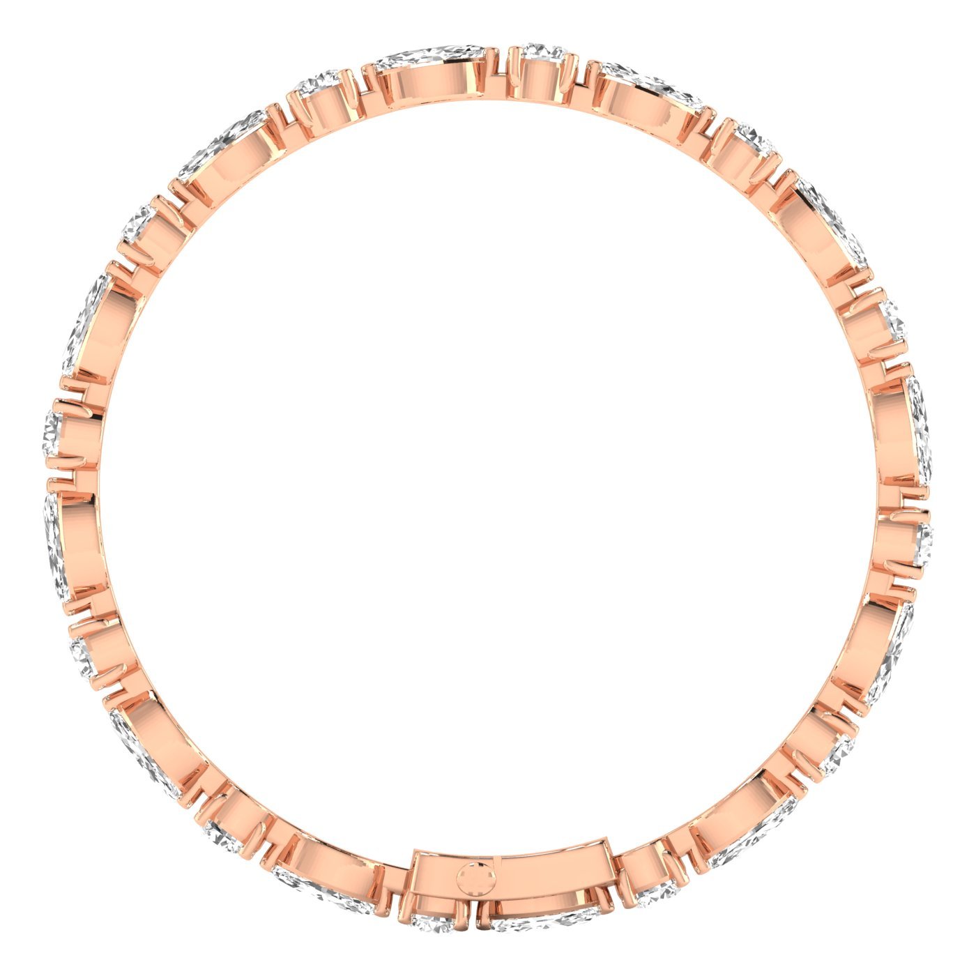 Round &amp; Marquise Diamond Bracelet - Balacia