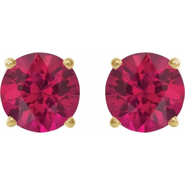 Ruby Stud Earrings - Balacia