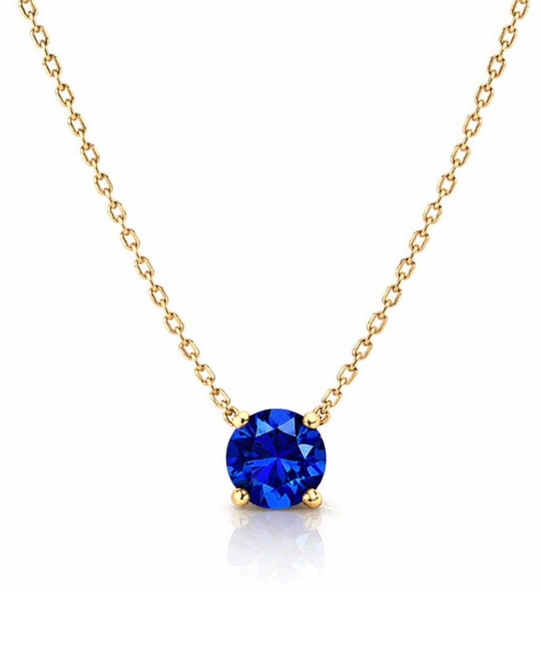 Sapphire Pendant Necklace