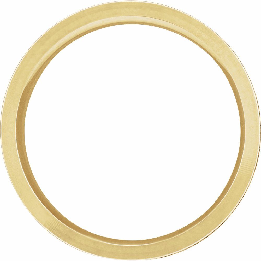 Scenic Flat Women's Wedding Band gold 2