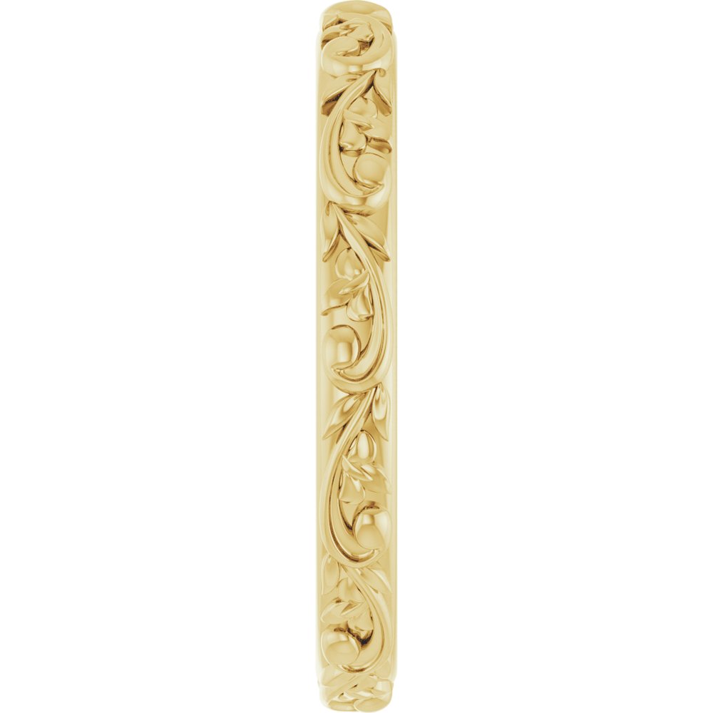 floral wedding band
