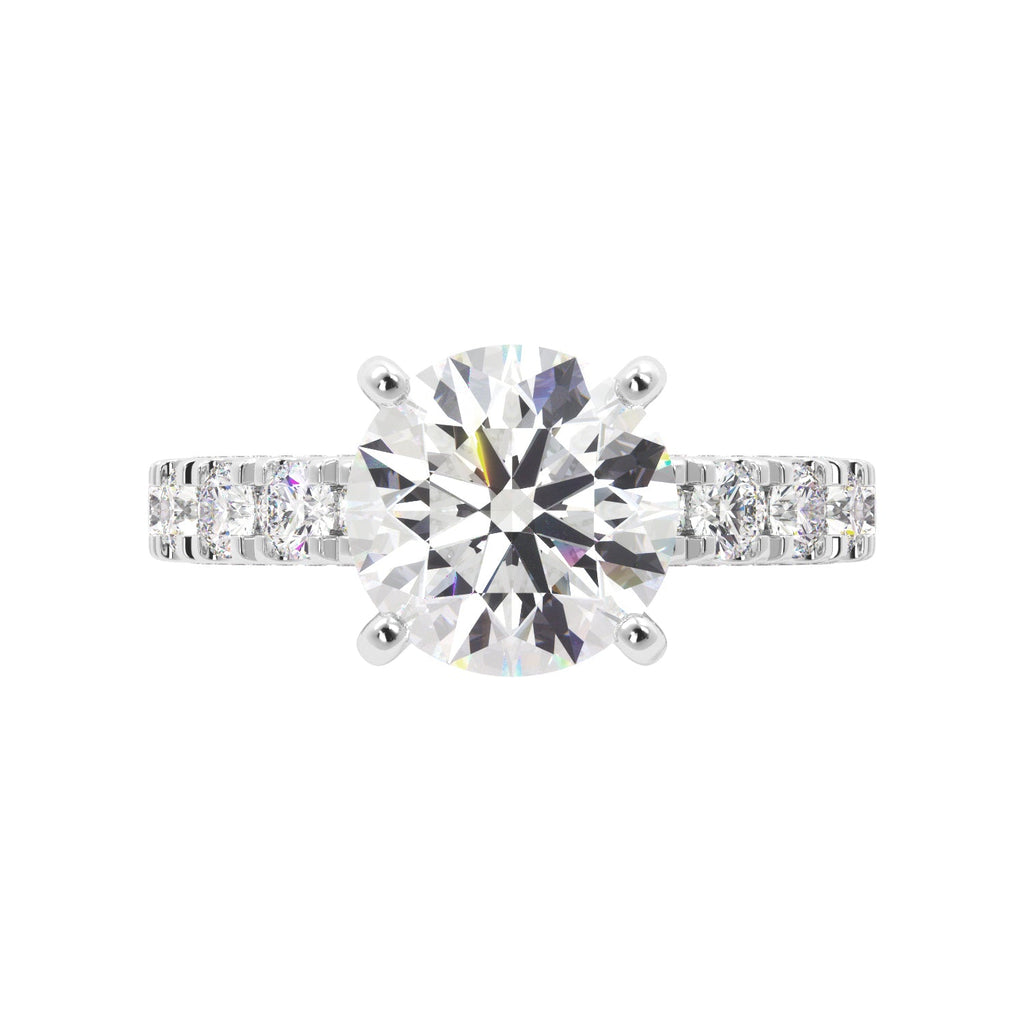 The Balacia Engagement Ring 2 Carat Triple Sided Diamond Ring - Balacia