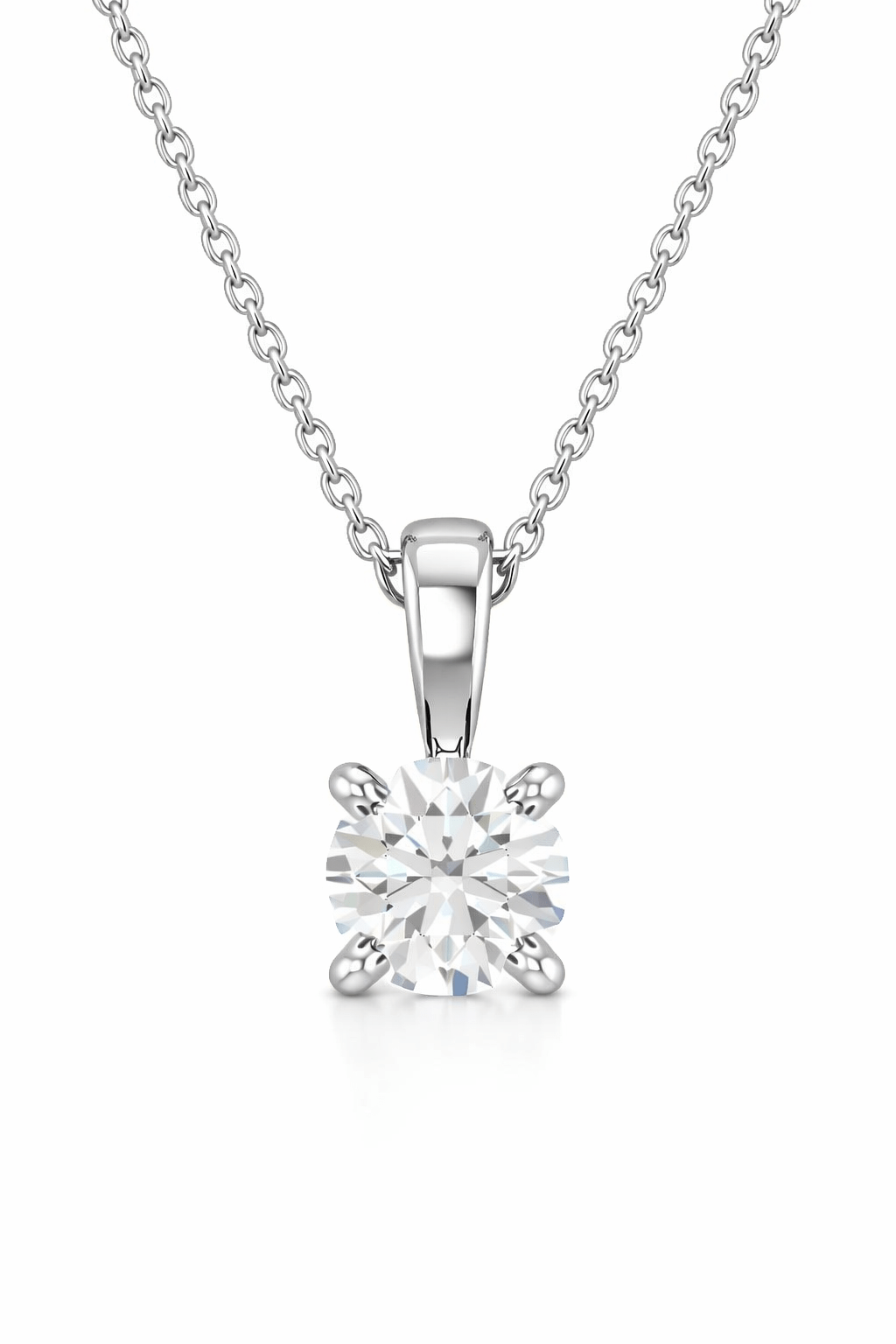 Lab grown diamond necklace 
