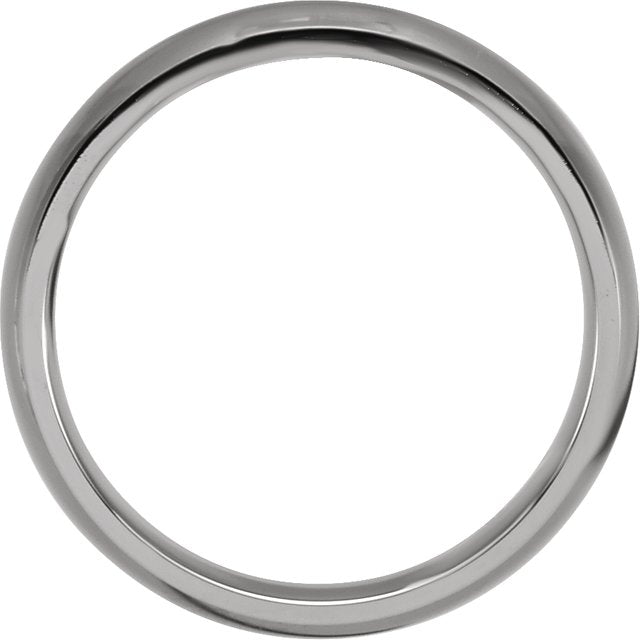 Titanium 6 mm Domed Polished Band - Balacia