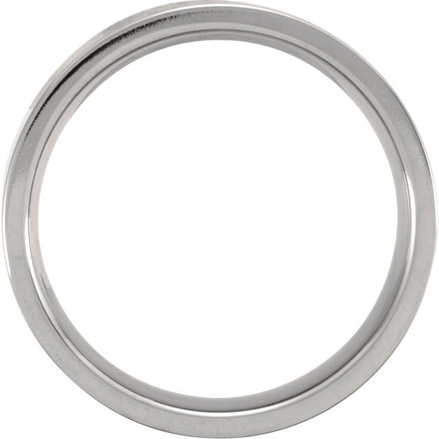 Titanium 6 mm Flat Polished Band - Balacia