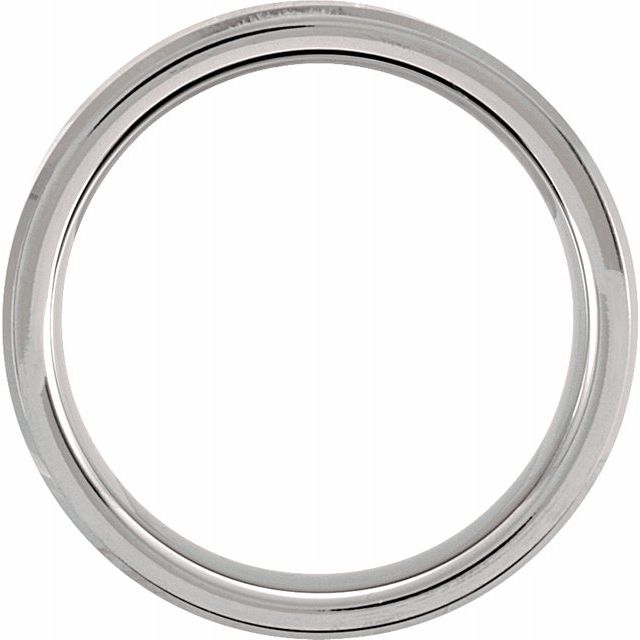 Tungsten 6 mm Beveled - Edge Band - Balacia