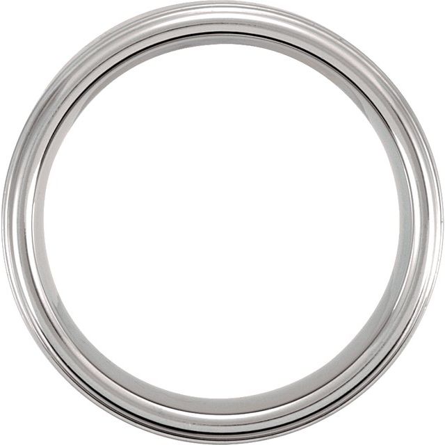 Tungsten 8 mm Rounded Edge Band with Satin Finish - Balacia