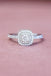 .69 Carat Cushion Cut Moissanite Engagement Ring 14k White Gold