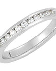1/4 CTW Moissanite Channel Anniversary Band