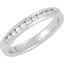 1/4 CTW Moissanite Channel Anniversary Band