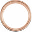 18K Rose Gold PVD Tungsten 8 mm Band