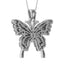 DIAMOND 3/8 CT.TW. BUTTERFLY PENDANT IN 10K WHITE GOLD