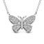 DIAMOND 1/10 CT.TW. BUTTERFLY PENDANT IN 10K WHITE GOLD