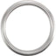 Tungsten 6 mm Satin and Polished Edge Band