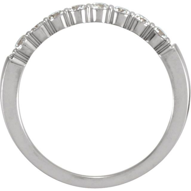 14K White 1/3 CTW Diamond Anniversary Band