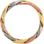 14K Tri-Color 4.75 mm Woven Band