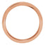 14K Rose 4.5 mm Grooved Band with Satin Finish
