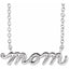 Mom Sterling Silver Necklace Gift
