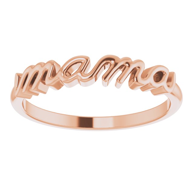 Mama Ring 14k Rose Gold