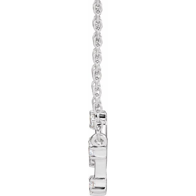 14K 1/6 CTW Diamond Virgo 16-18" Necklace