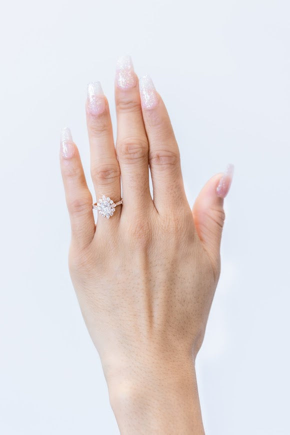 Jessica Diamond Engagement Ring -18K White Gold, Solitaire, 1.5 Carat, –  Best Brilliance