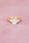 2 Carat Emerald Cut Moissanite Engagement Ring 14k Yellow Gold