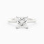 1.8 Carat Princess Cut Diamond Engagement Ring 14k White Gold