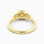 1.7 Asscher Cut Diamond Engagement Ring 14k Yellow Gold