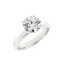 3 Carat Round Cut Diamond Engagement Ring 14k White Gold