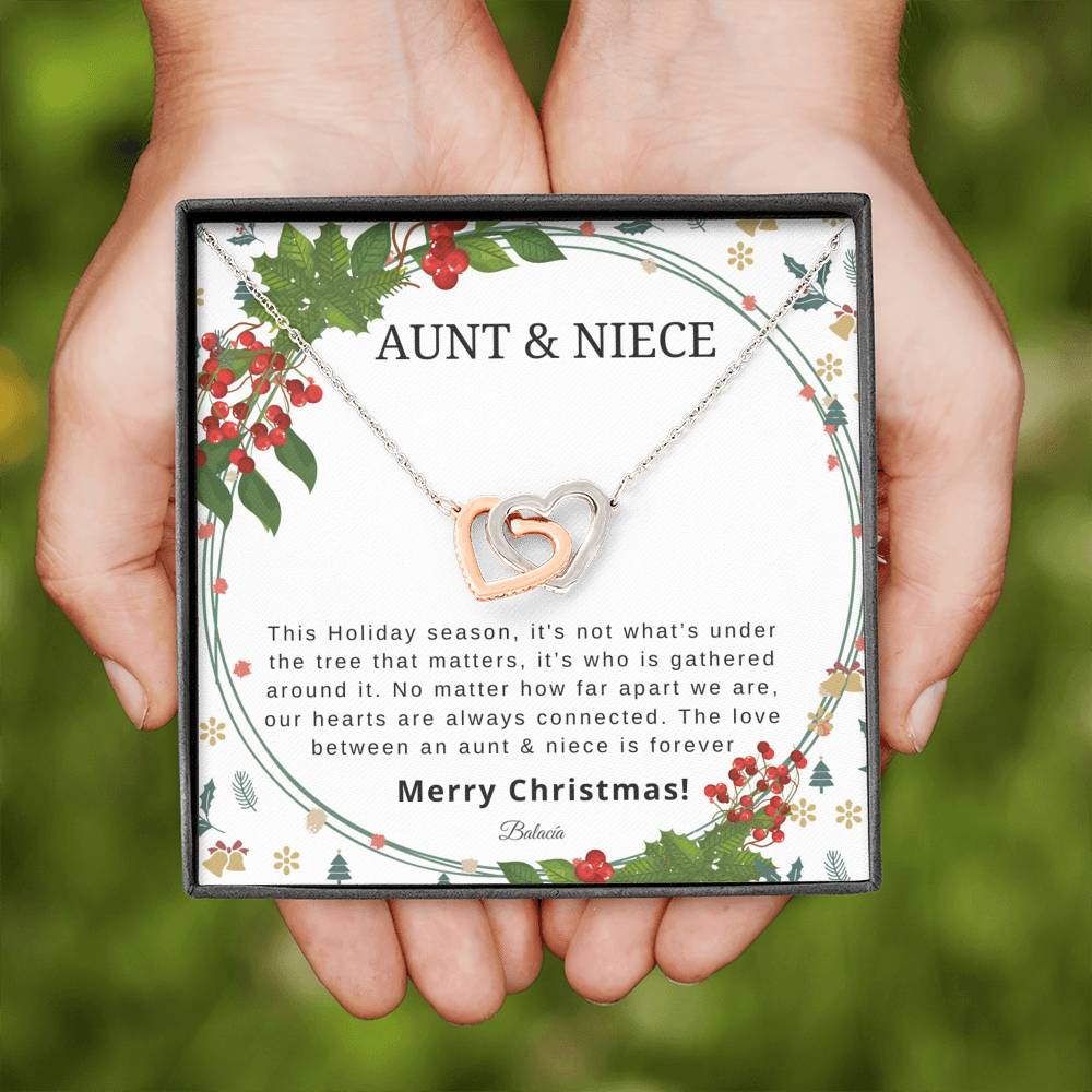 Aunt & Niece Necklace Holiday Gift Set