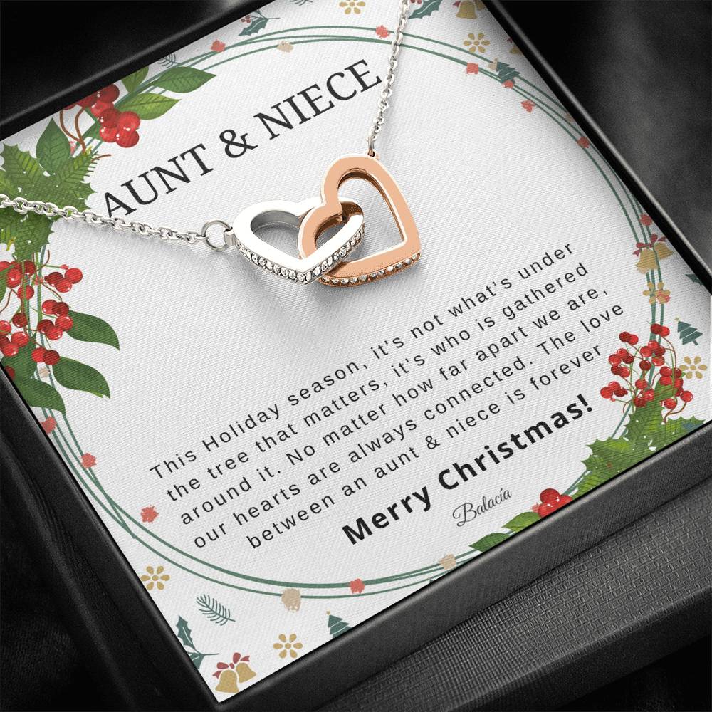 Aunt & Niece Necklace Holiday Gift Set